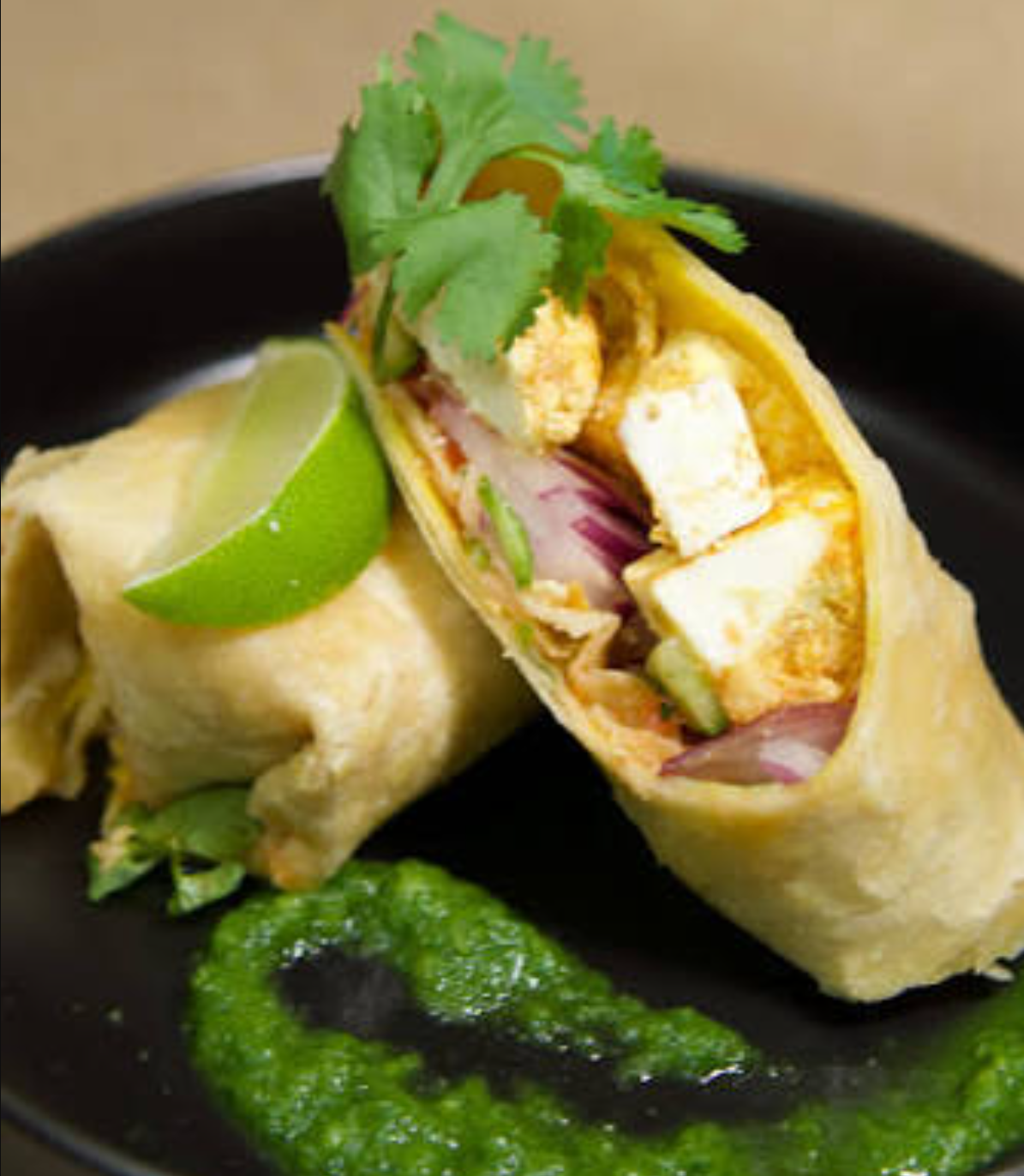 Lunch Veggie Wrap.