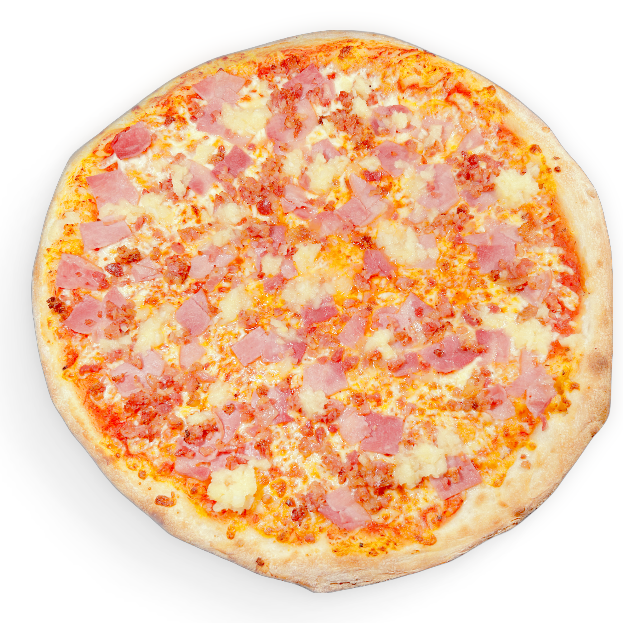 Hawaiian & Bacon Pizza.