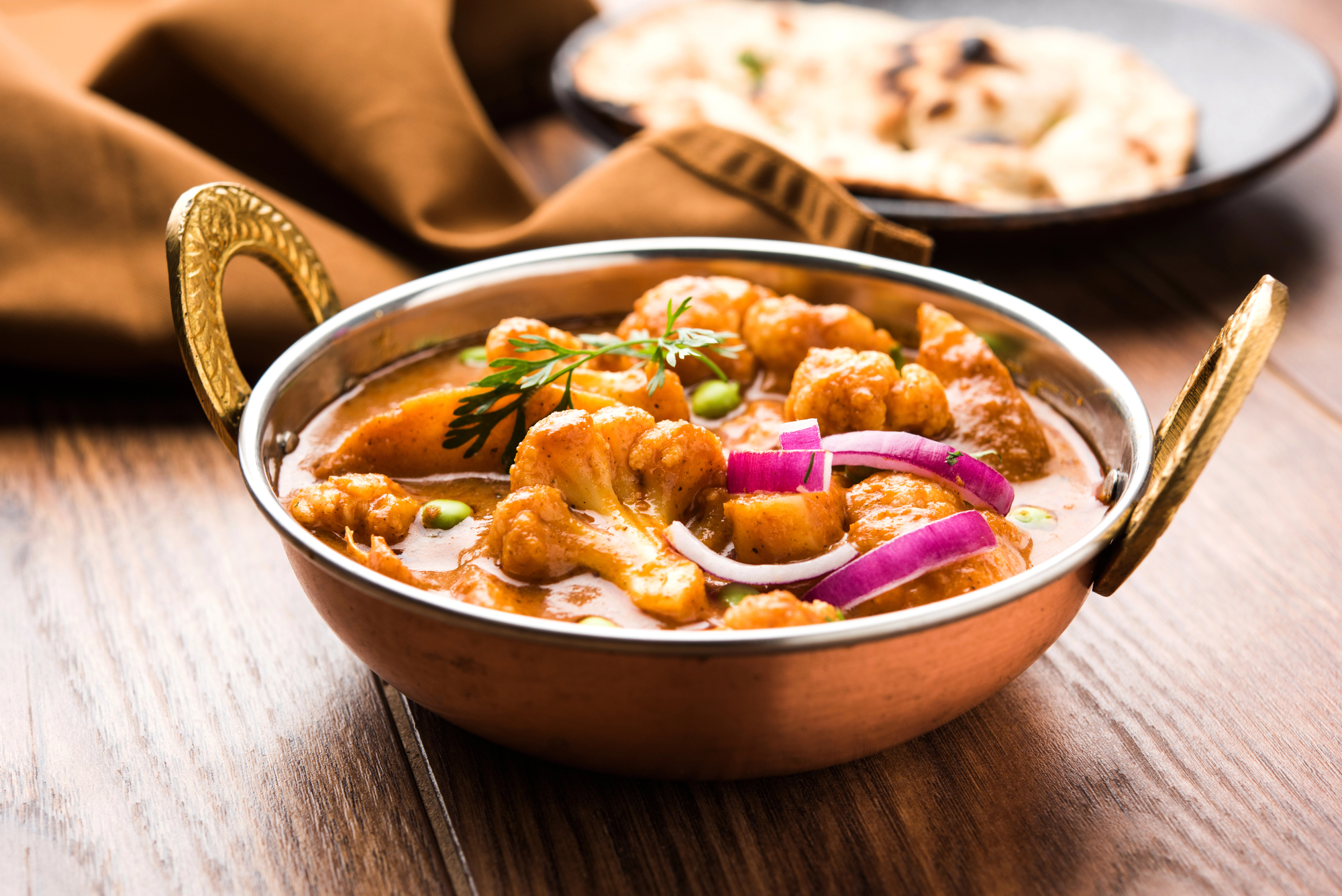 Lunch Gobhi Tikka Masala- gluten free.