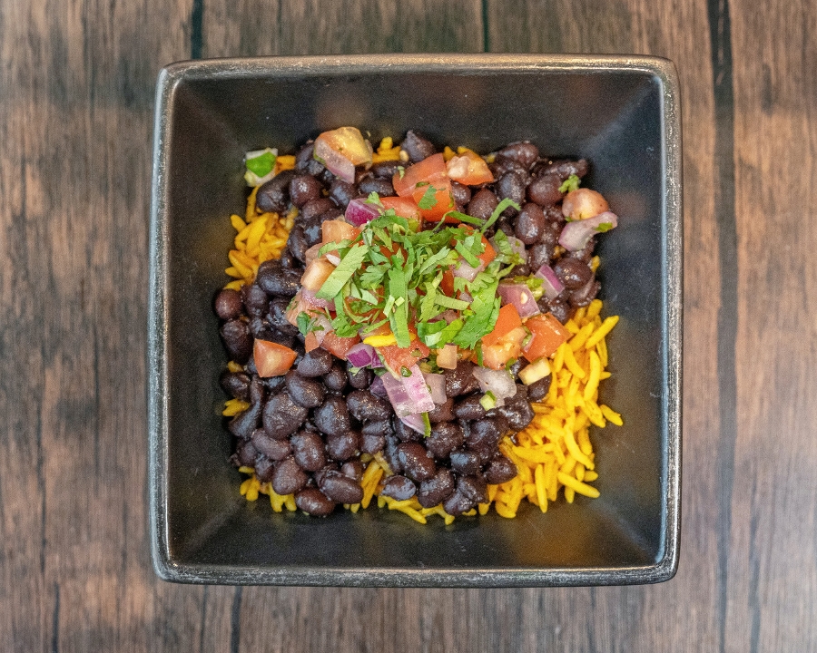 RICE AND BEANS.
