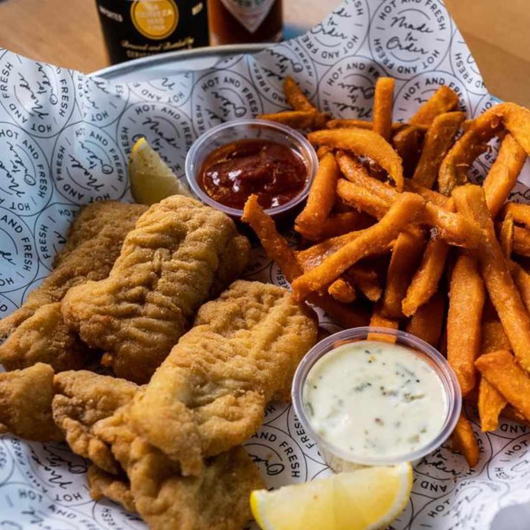Fried Fish Platter.