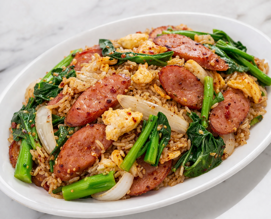 Thai Sausage Fried Rice.