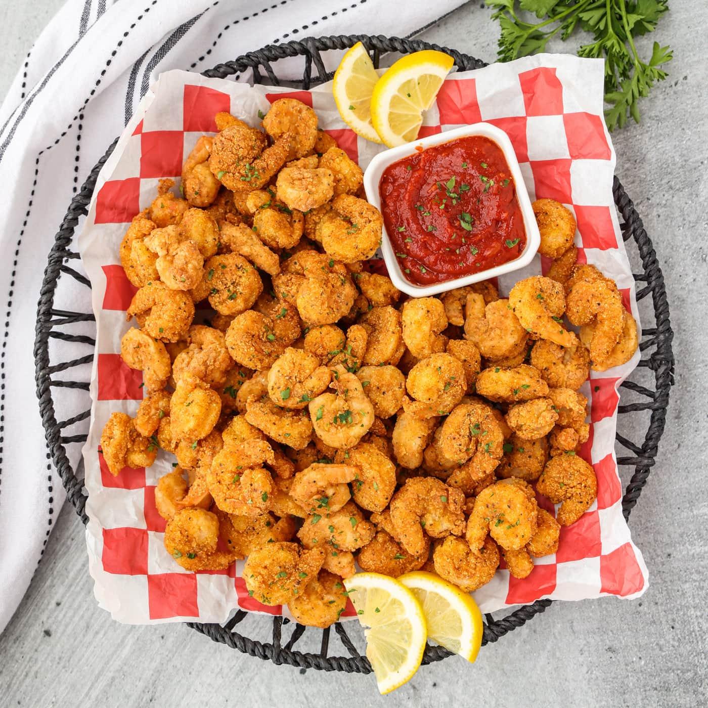 POPCORN SHRIMP.