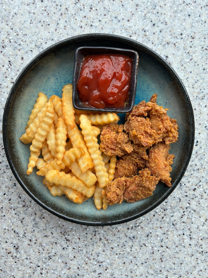 Chicken Karaage and Fries Kids.