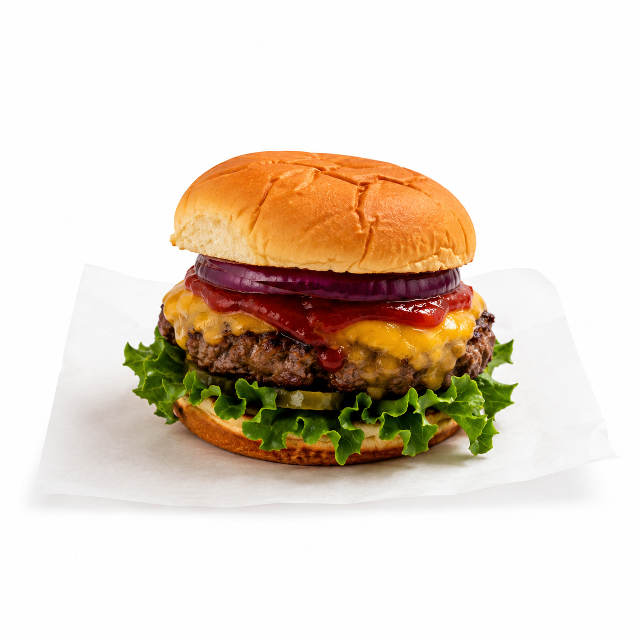 Fire King Burger.