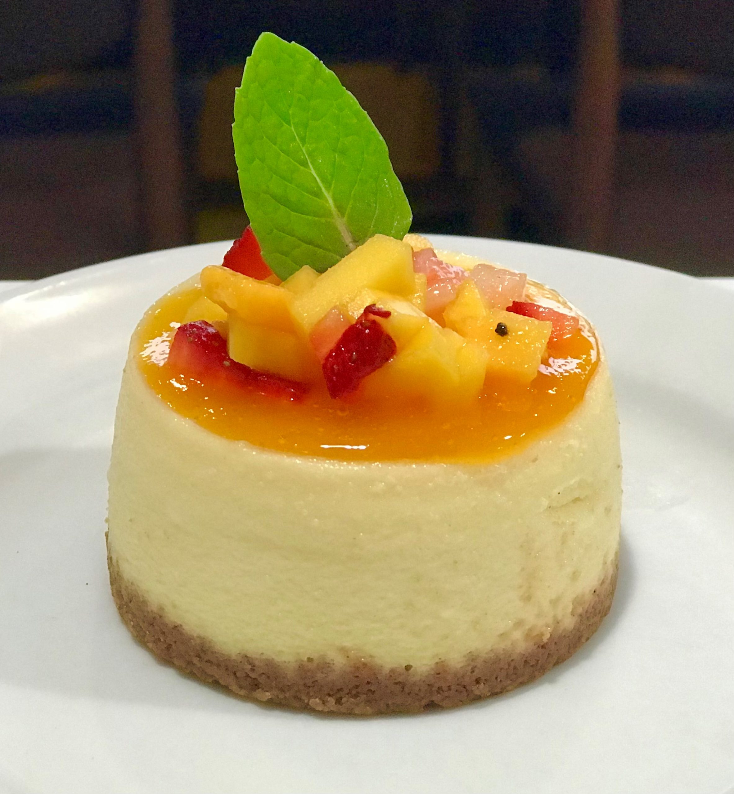 Seasonal Cheesecake.