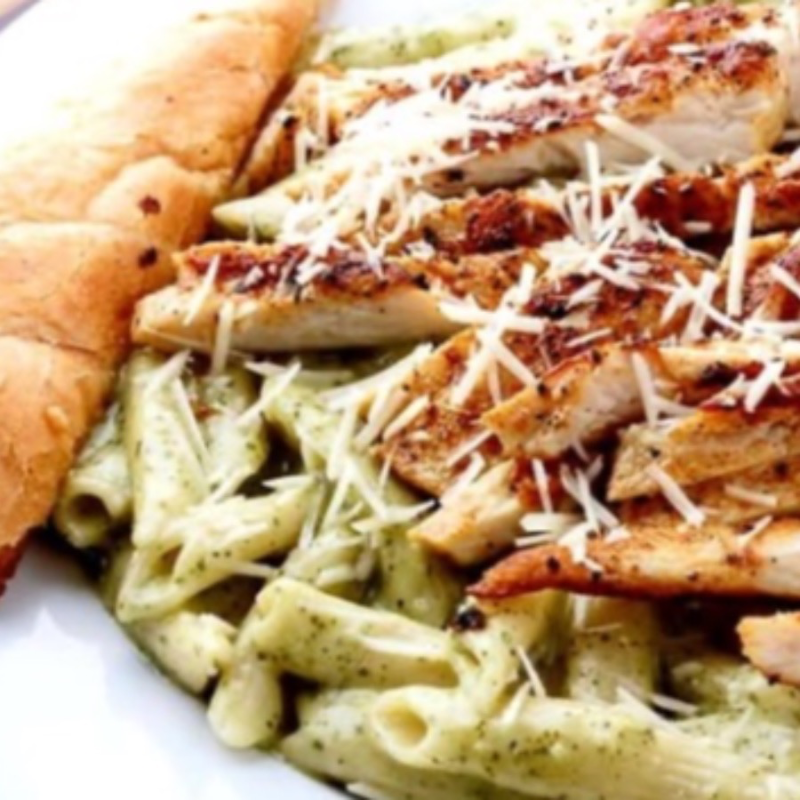 Basil Pesto Alfredo.