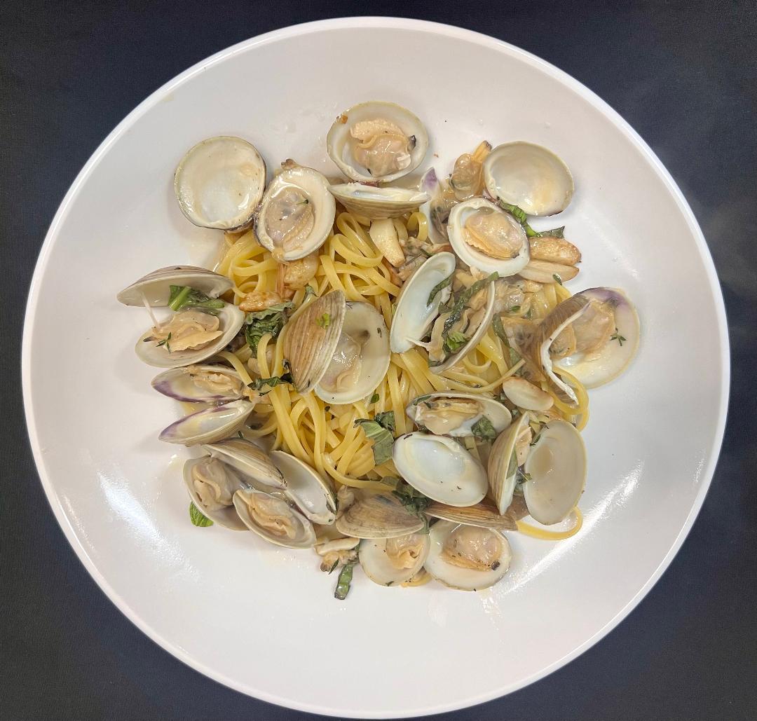 Linguine with Clam Sauce.