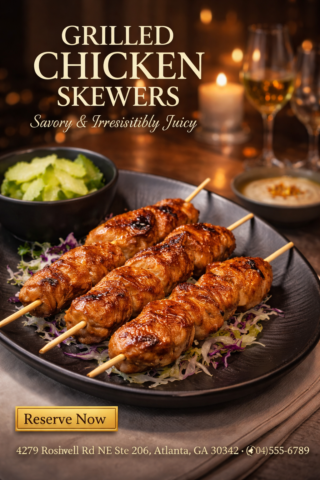 Chicken Skewer.