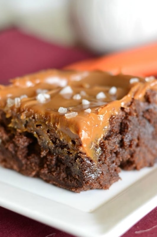 Salted Caramel Brownie.