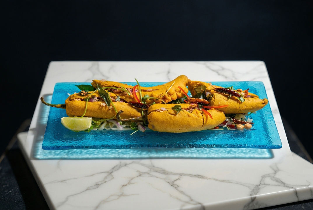 Stuffed Mirchi.