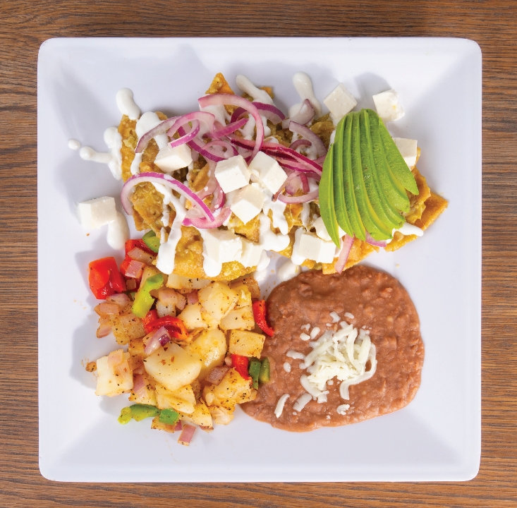Green Chilaquiles.