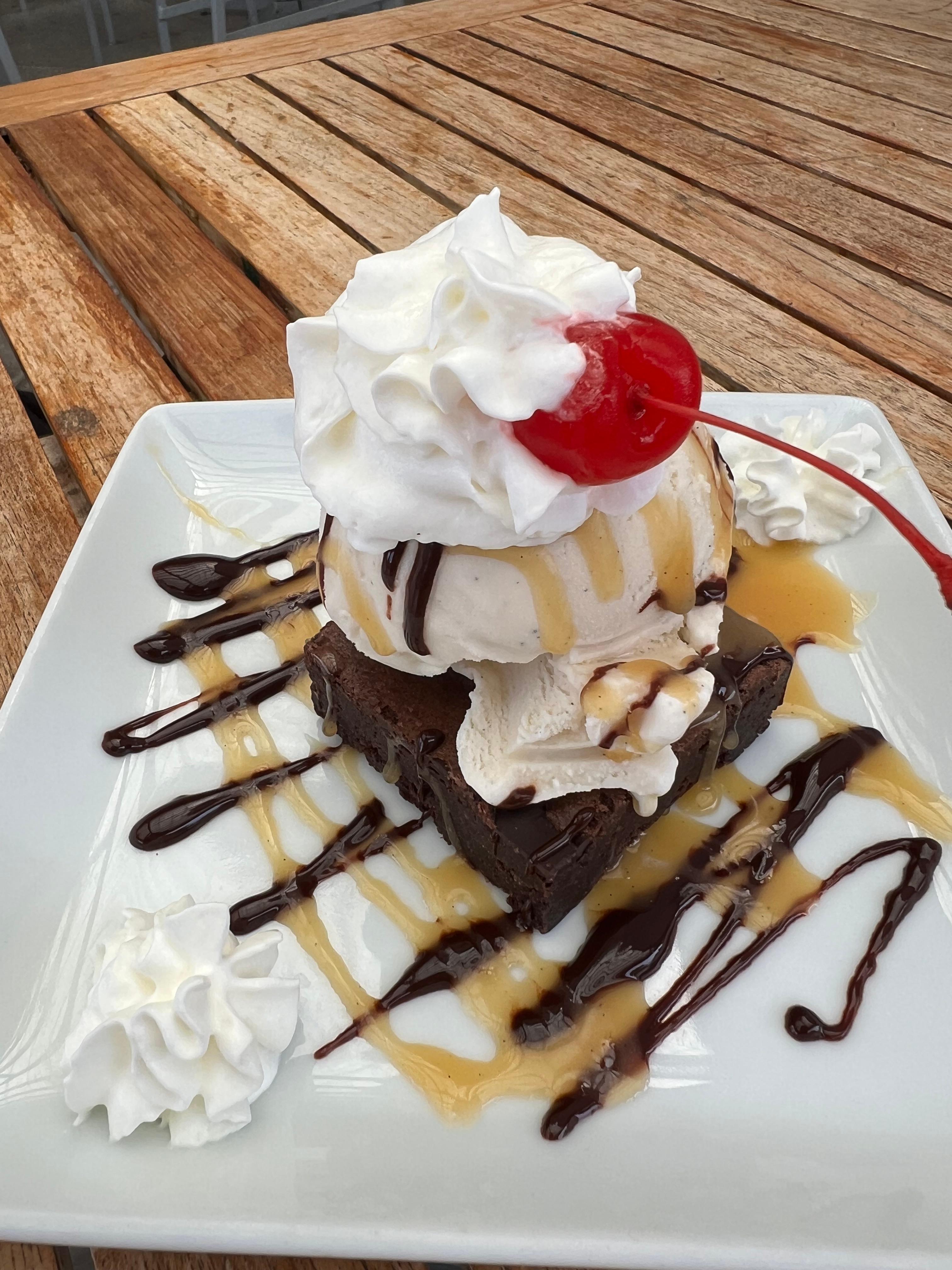 Brownie Sundae.