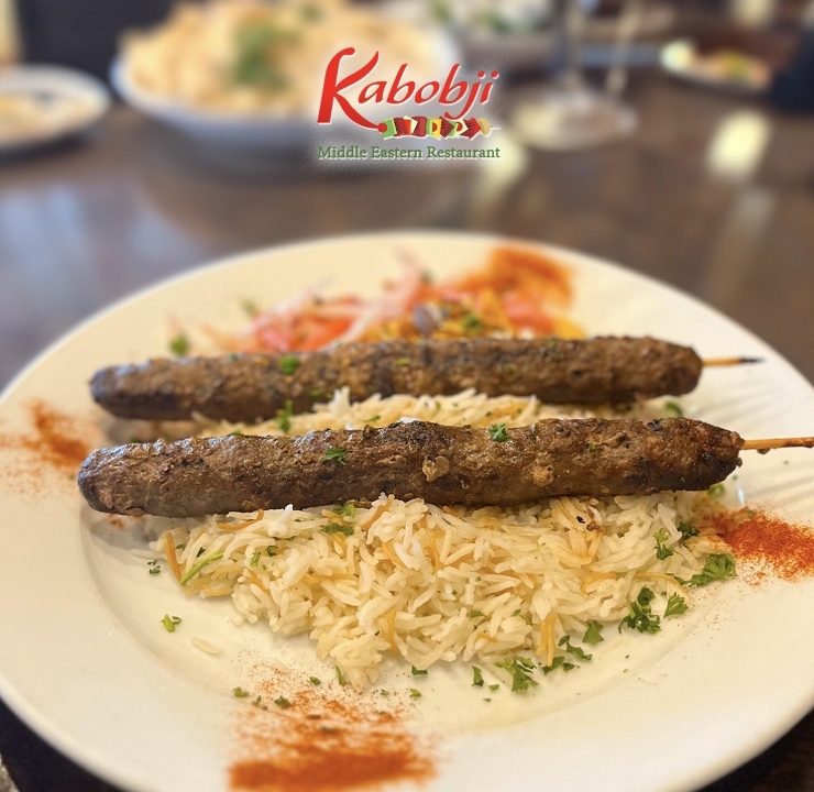 Beef Kafta Platter.