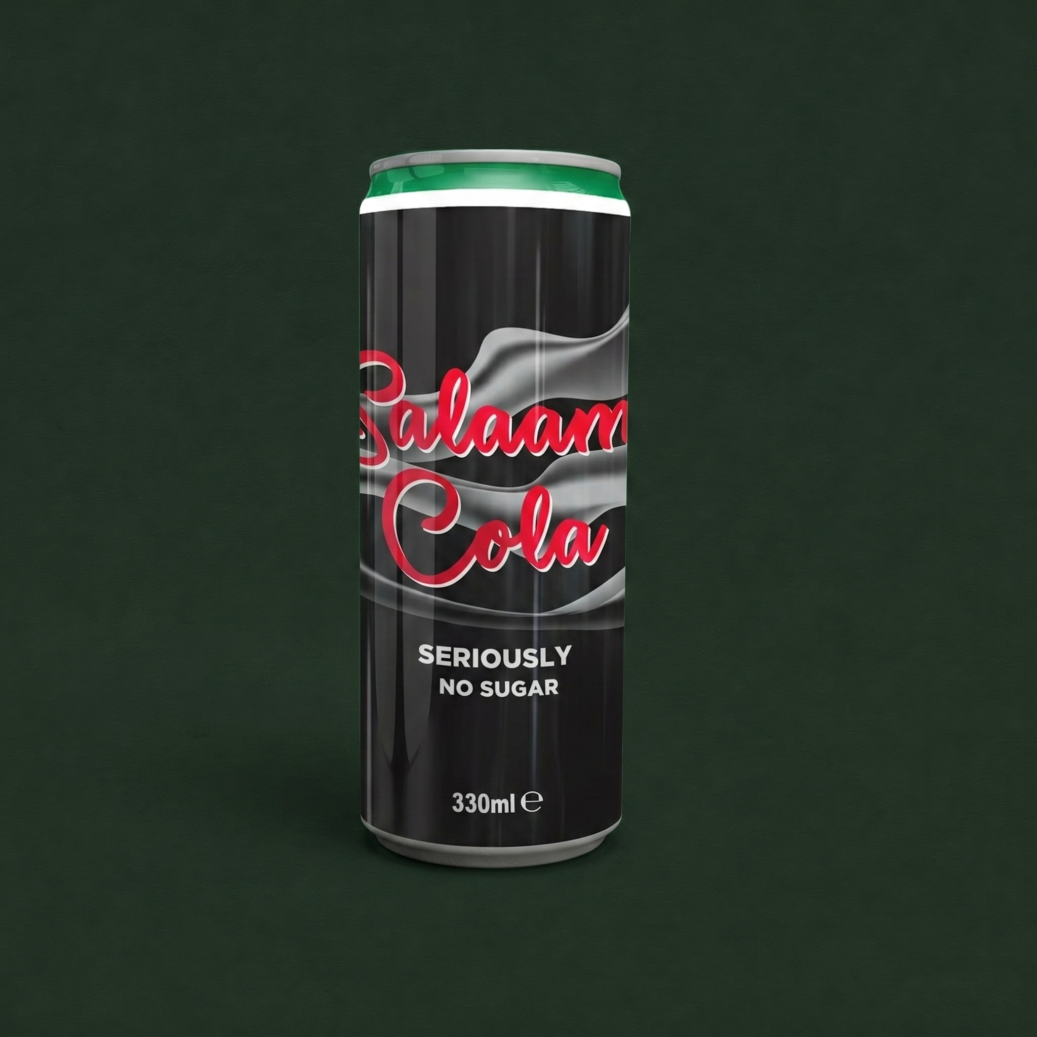 Salaam Cola Seriously No Sugar.