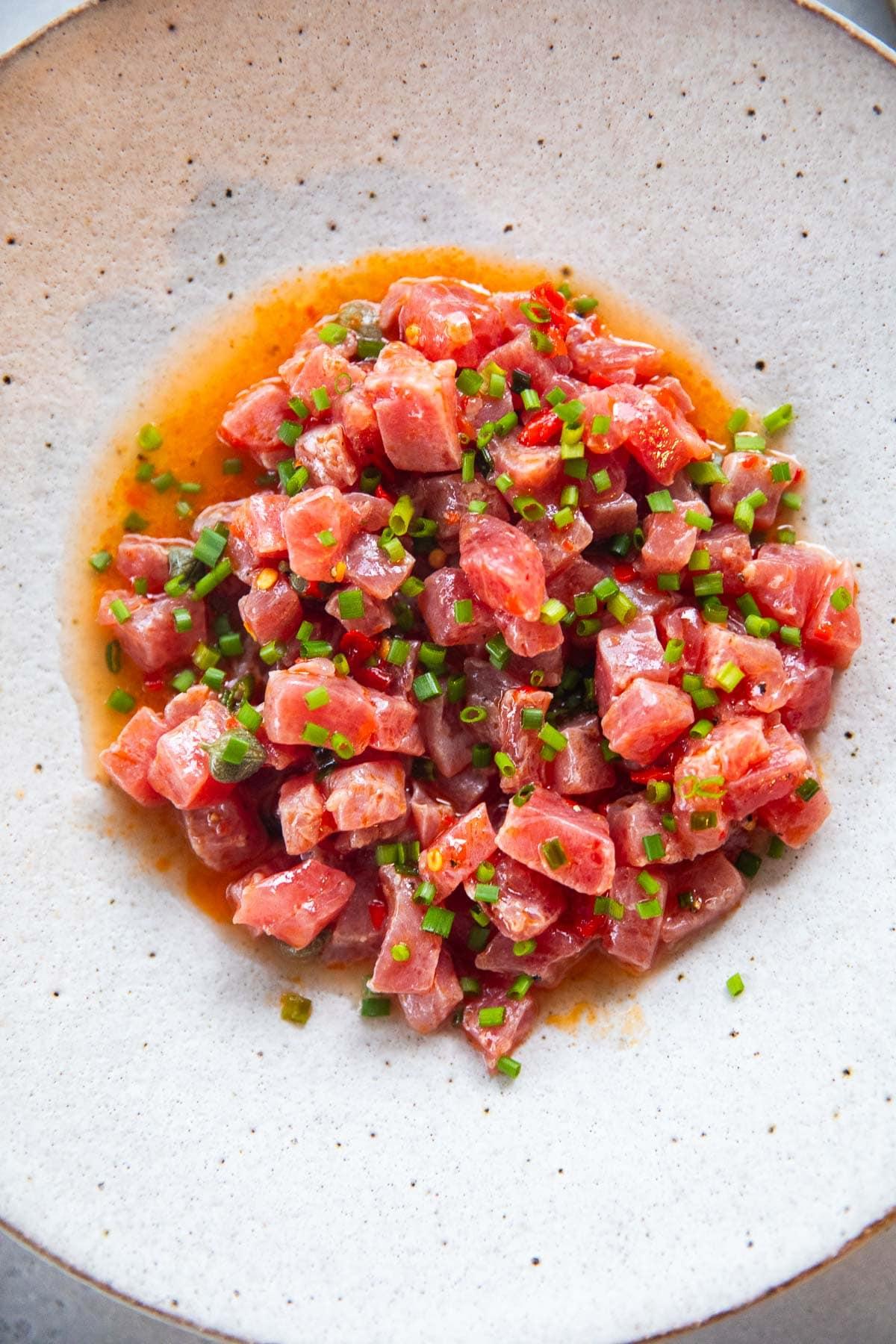Tuna Tartare.