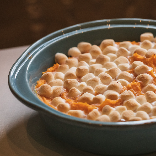 Sweet Potato/ Marshmallows.