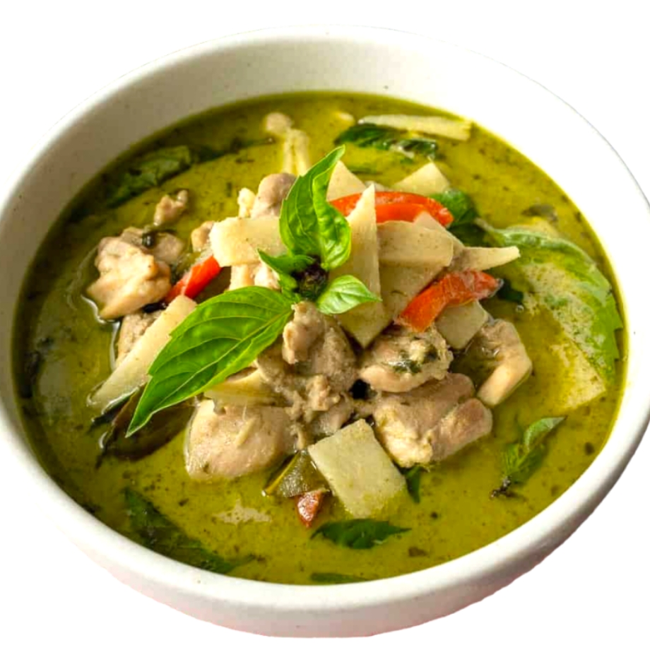 Green Curry/ Rice.