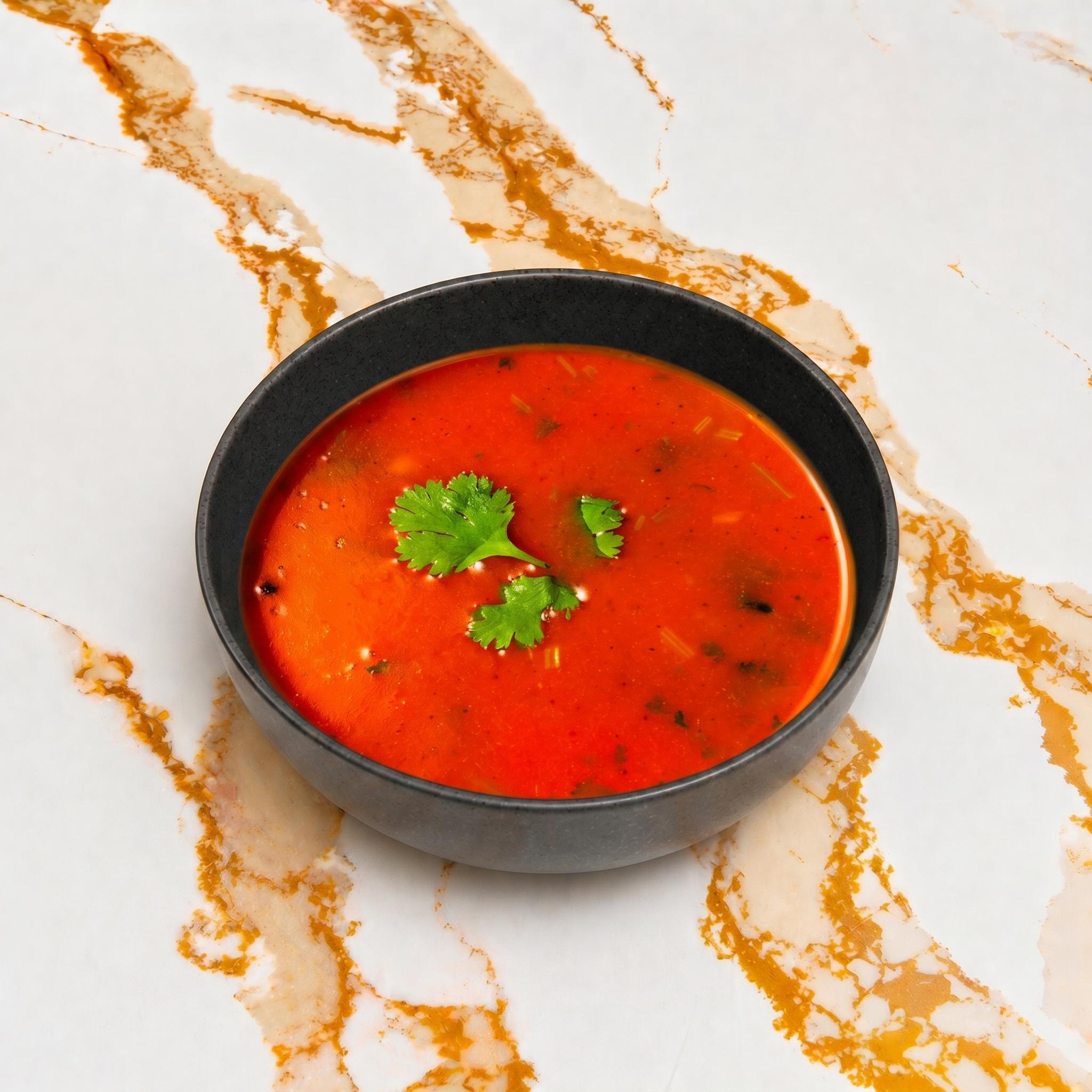 Tomato Cilantro Soup.