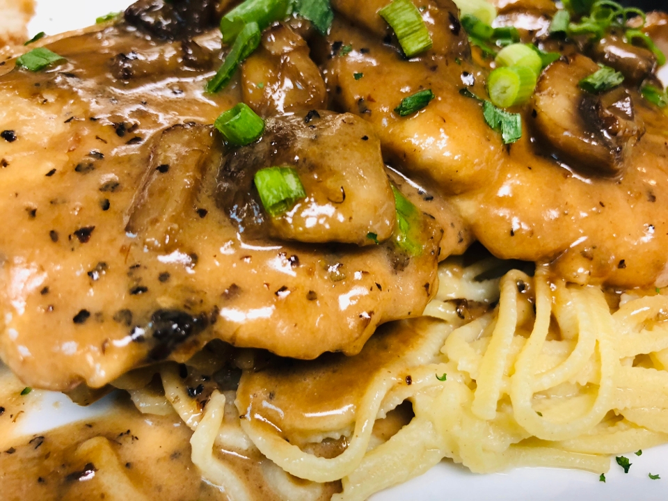 Chicken Marsala.