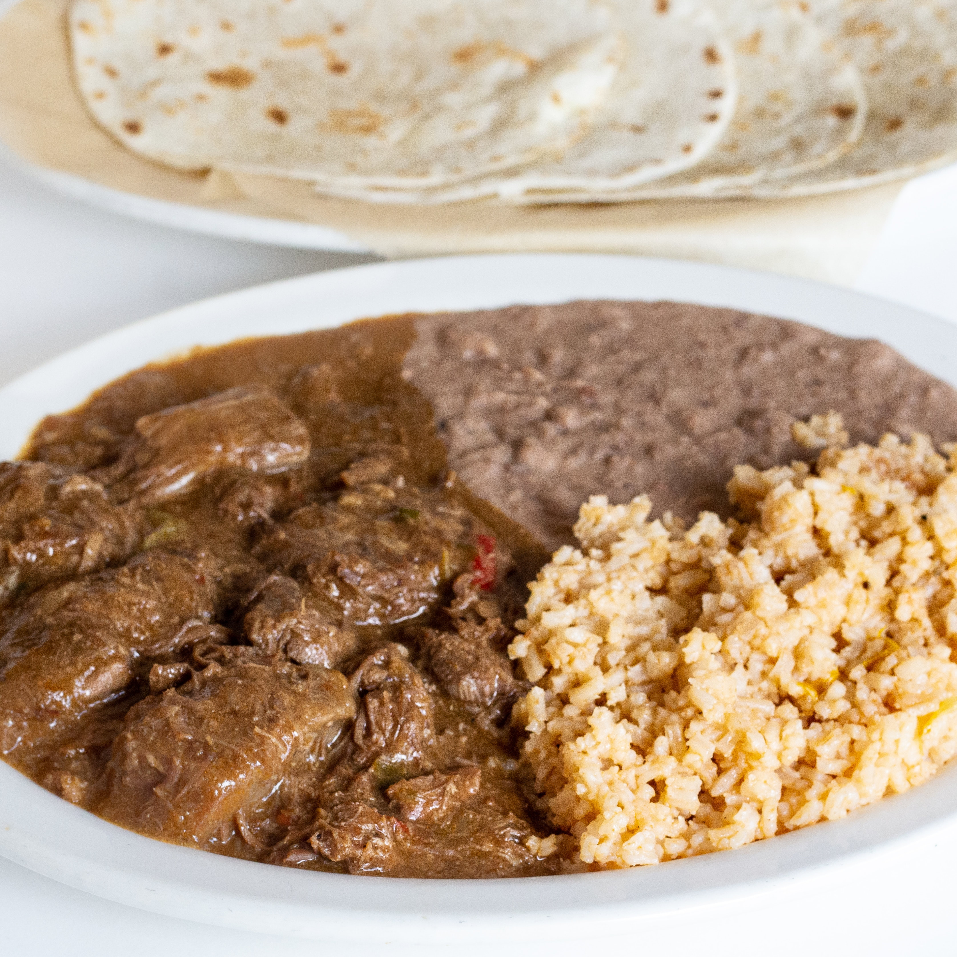 Guisado de Res Dinner.