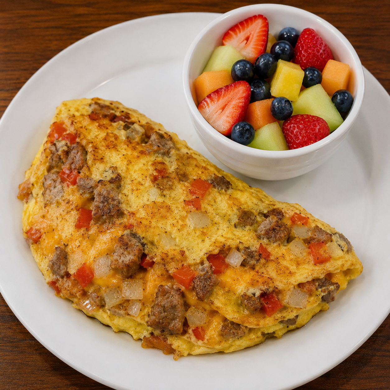 Meatloaf Omelette.