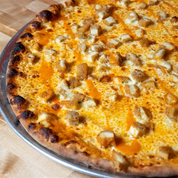 14" Buffalo Chicken Pizza.