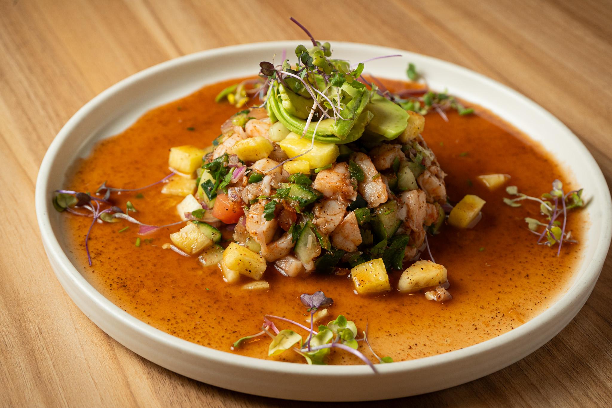 Shrimp Ceviche.