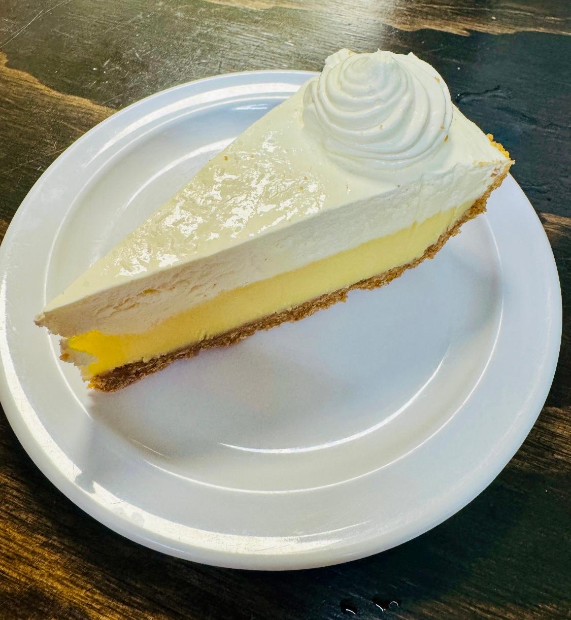 KEY LIME PIE SLICE.