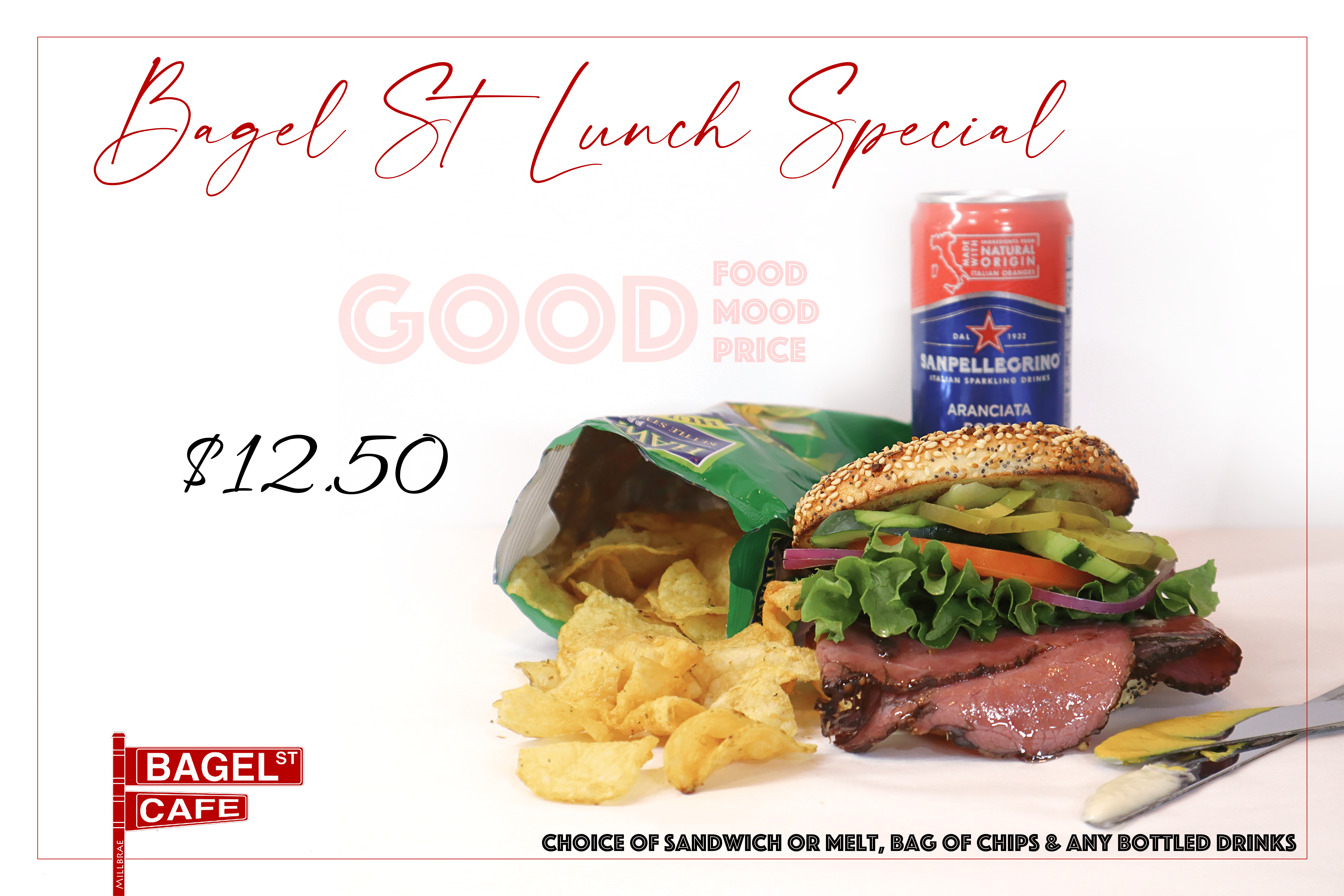 Bagel St Lunch Special.