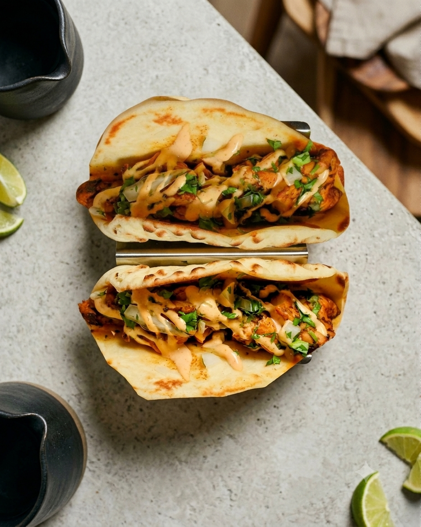 2 X Lemon Chili Chicken Taco.