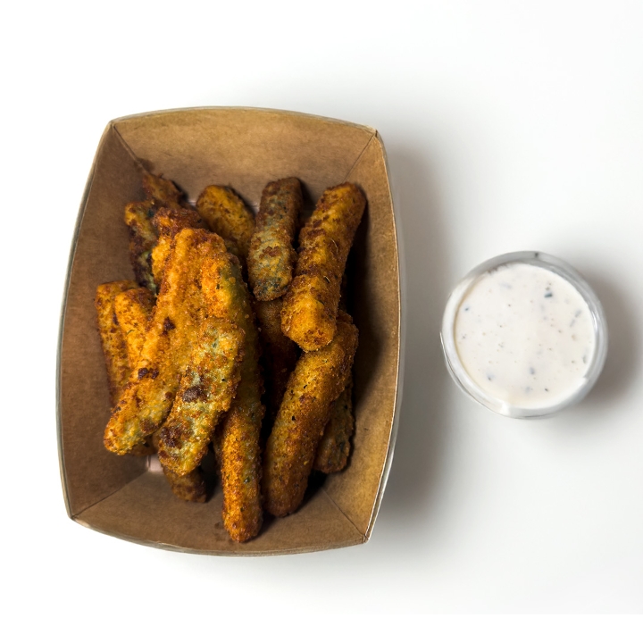 FRIED ZUCCHINI.