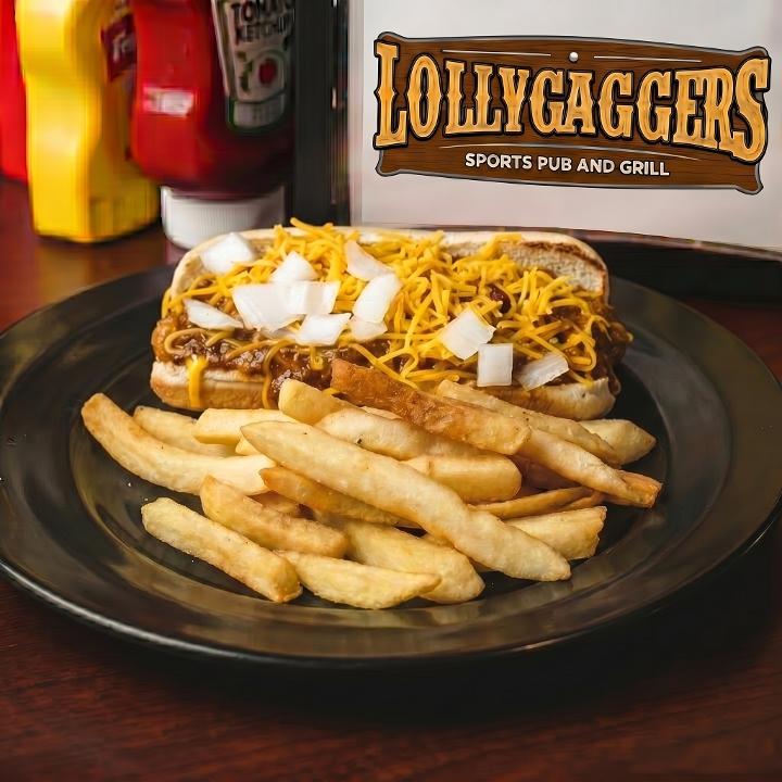 Chili Cheese Dog.