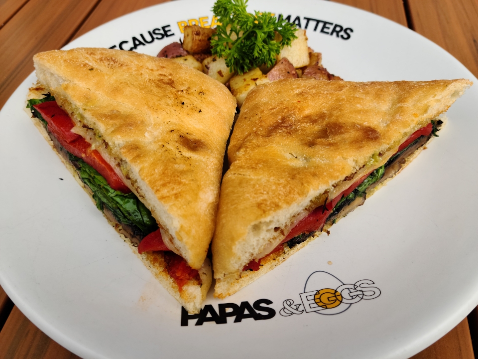 Grilled Portobello Sandwich.