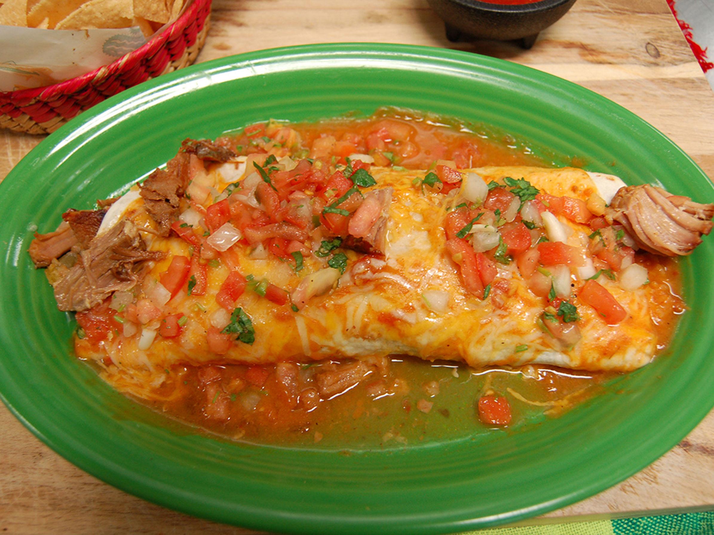 L/Carnitas Burrito.