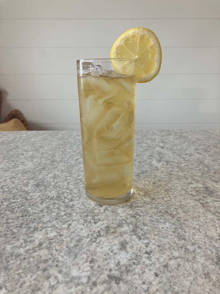 Housemade Tropical Green Iced Tea.