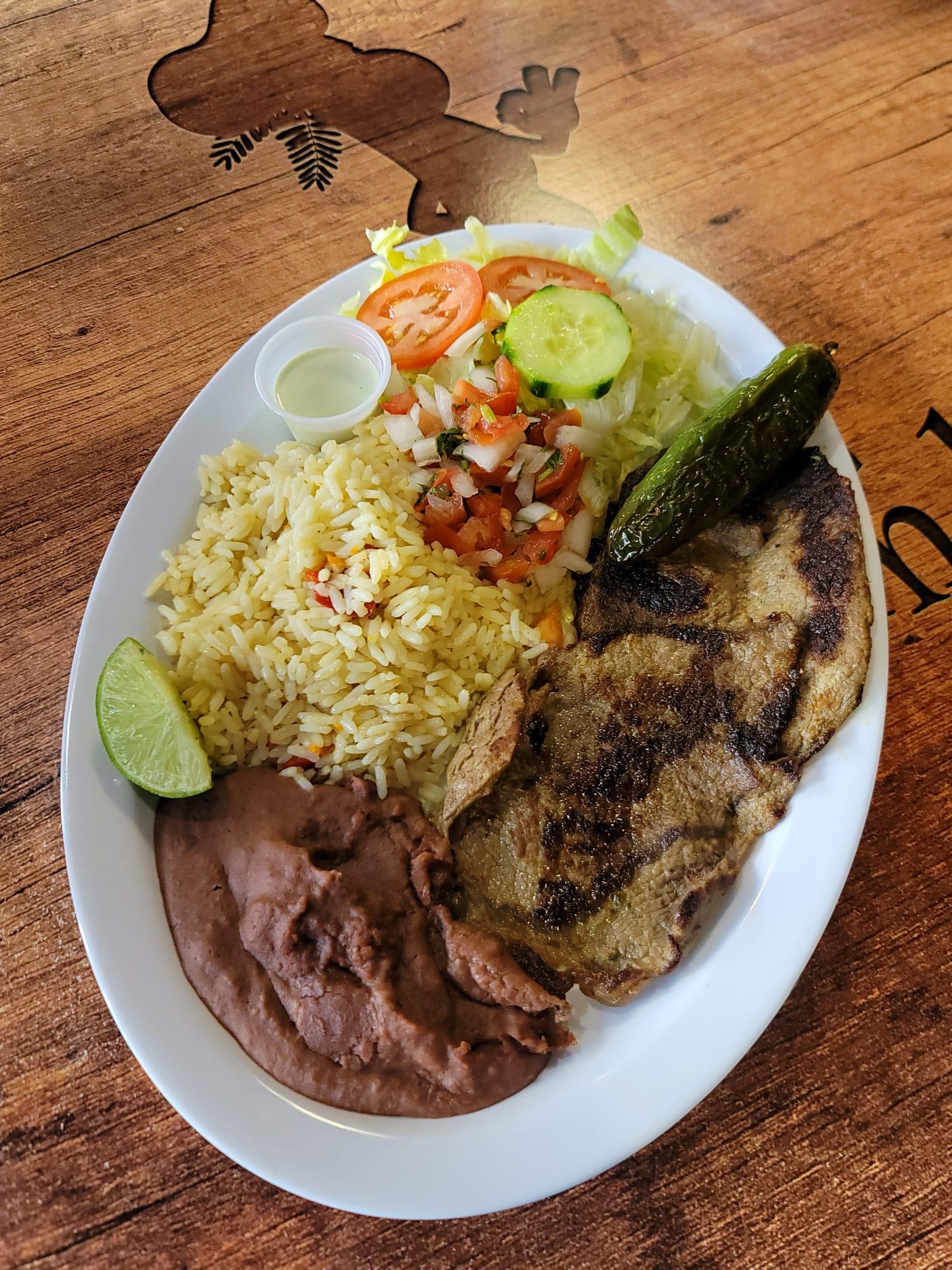 Grilled Beef- Carne Asada.