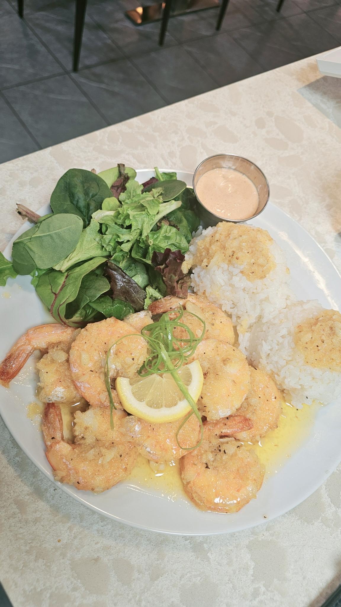 Garlic Shrimp.