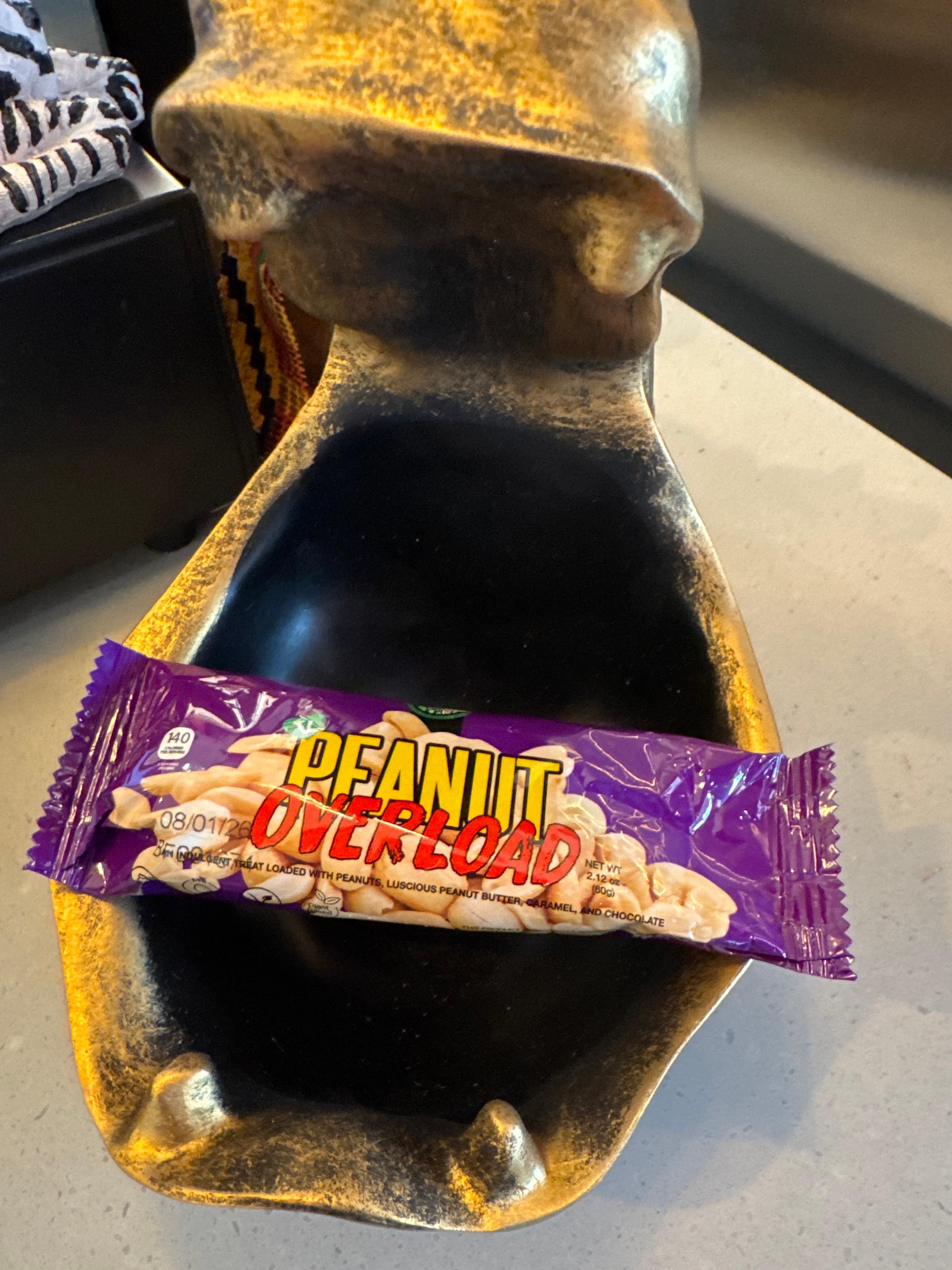 Break Free Peanut Overload Candy Bar.