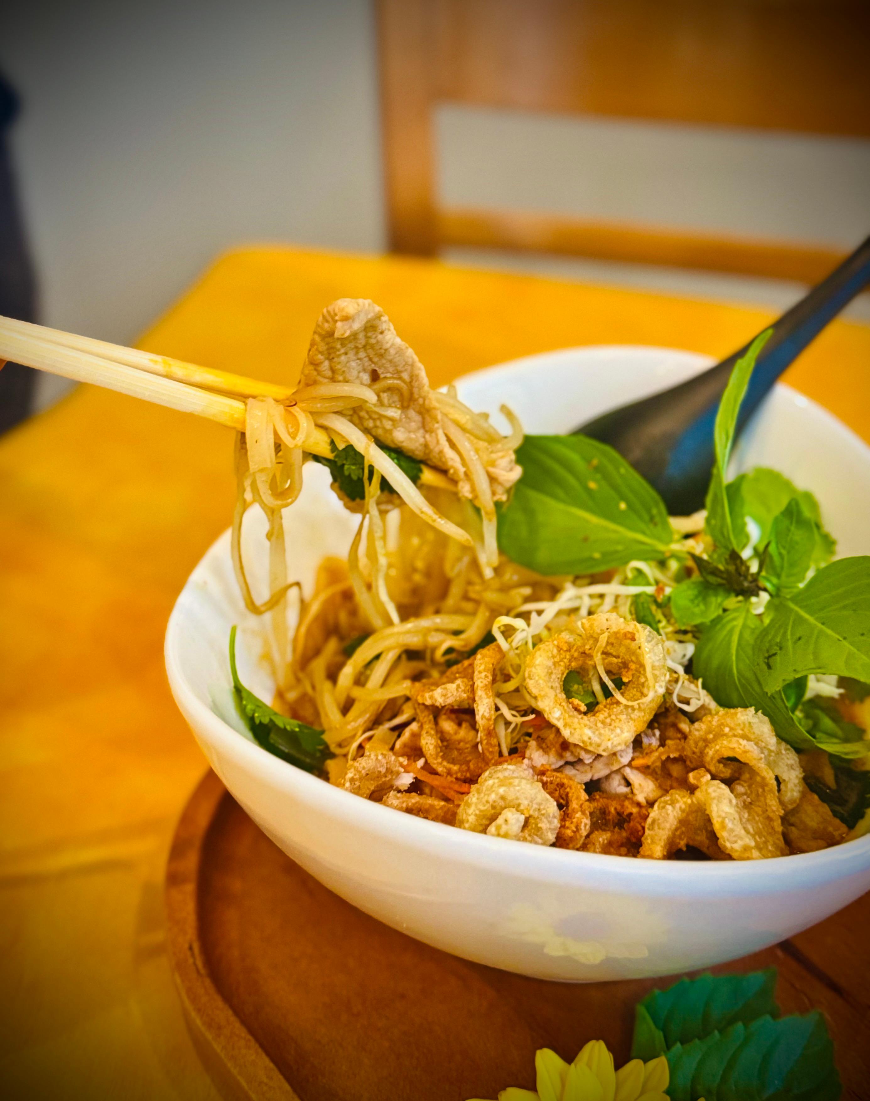 Thai Basil Noodle Soup.