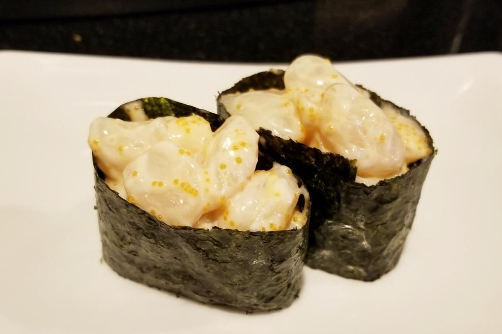 Scallop/ Kaibashira Sushi (2pcs).