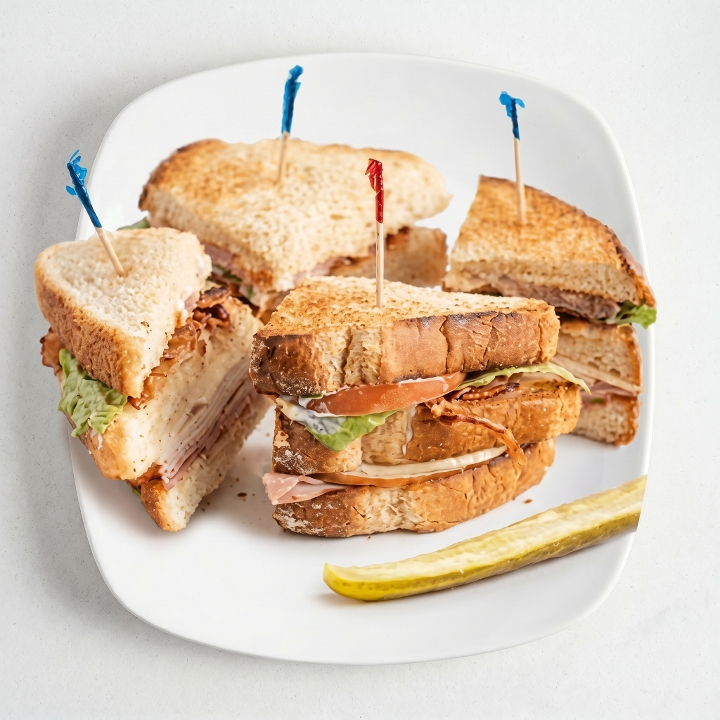 Pub Club Sandwich.