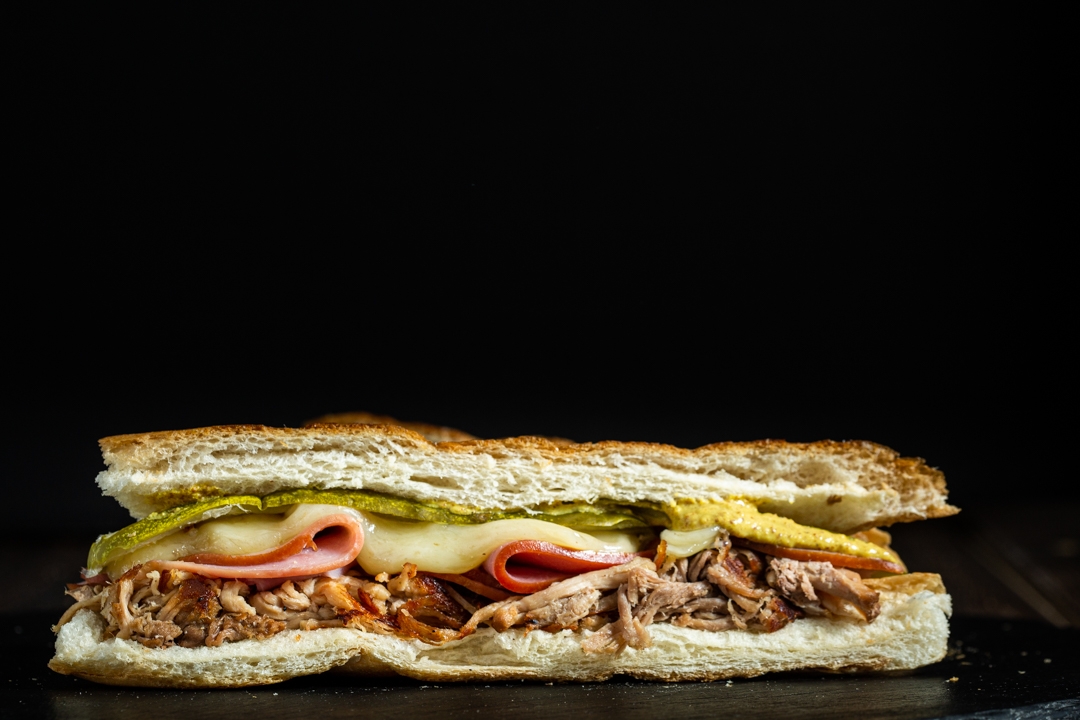 HALF CUBAN SANDWICH.