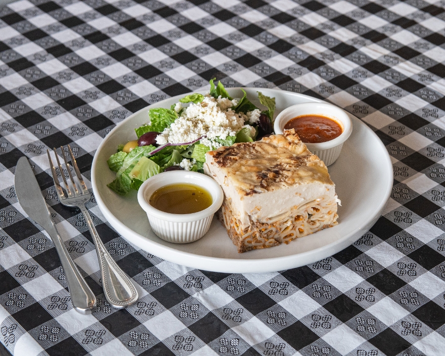 Greek Lasagna.