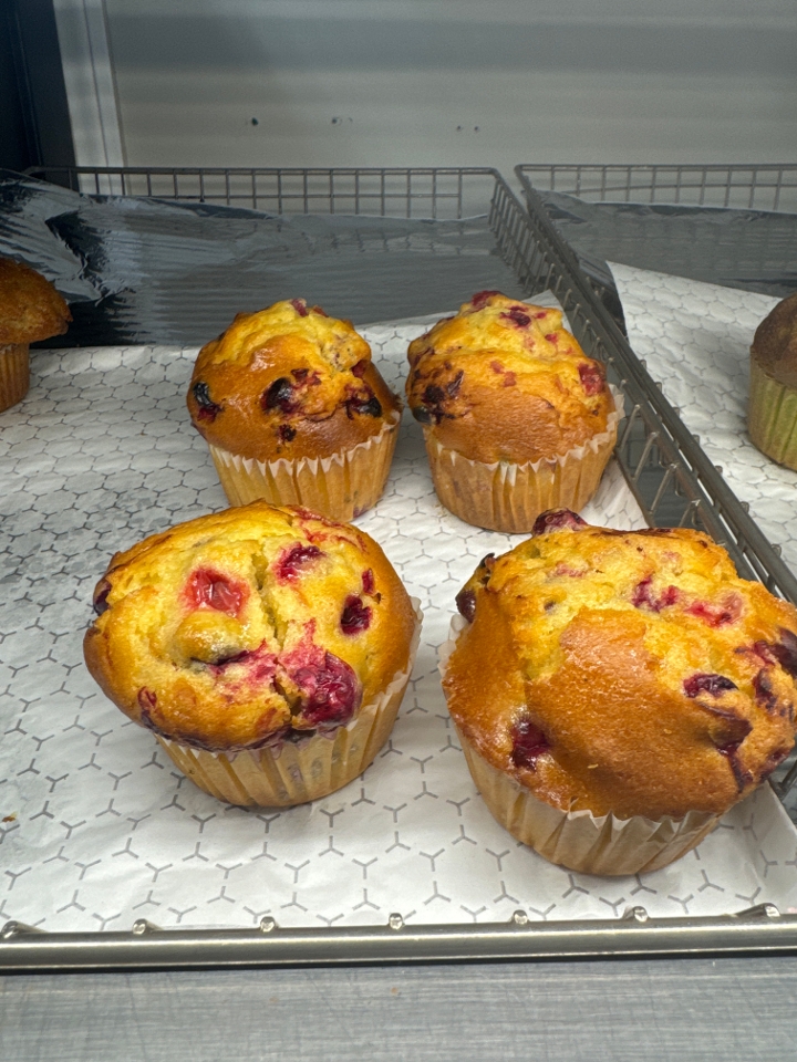 Cranberry Orange Muffin.