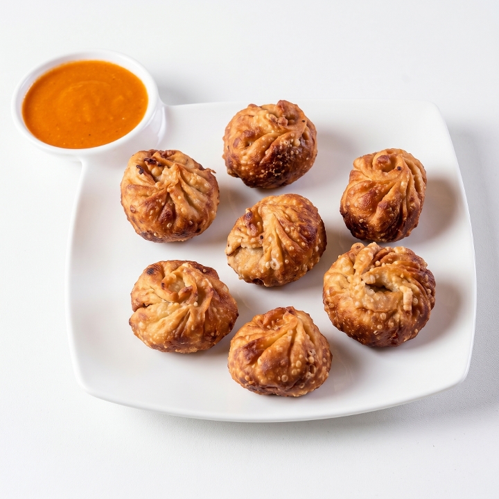 Veg Fried Momos.