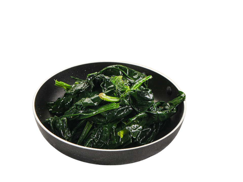 Sautéed Spinach.