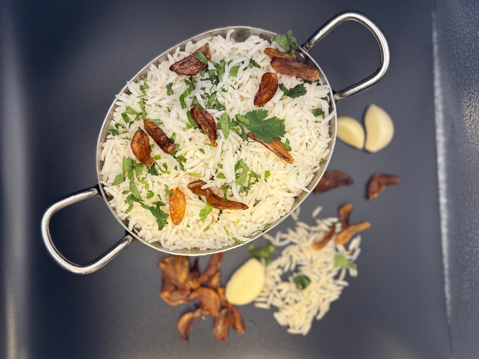 Special Garlic Rice.