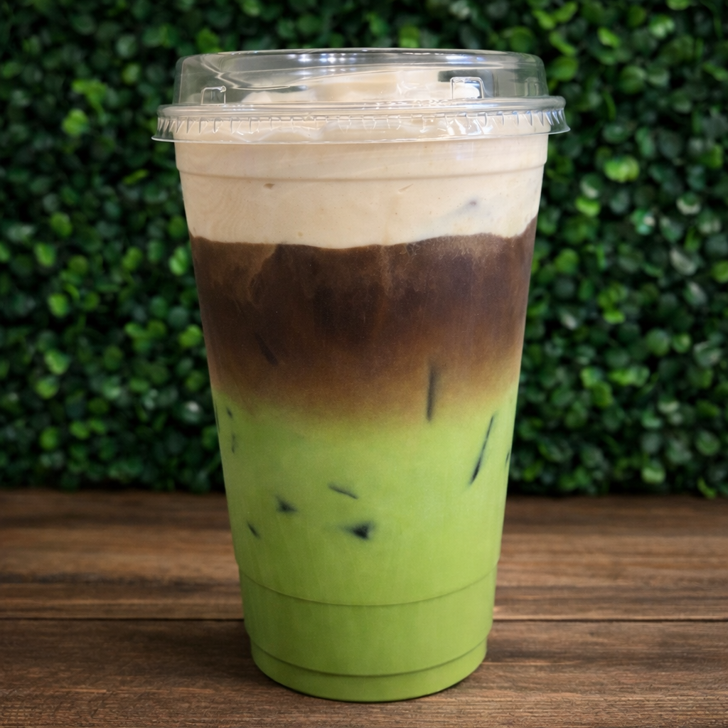 Maple Brown Sugar DIRTY Matcha.
