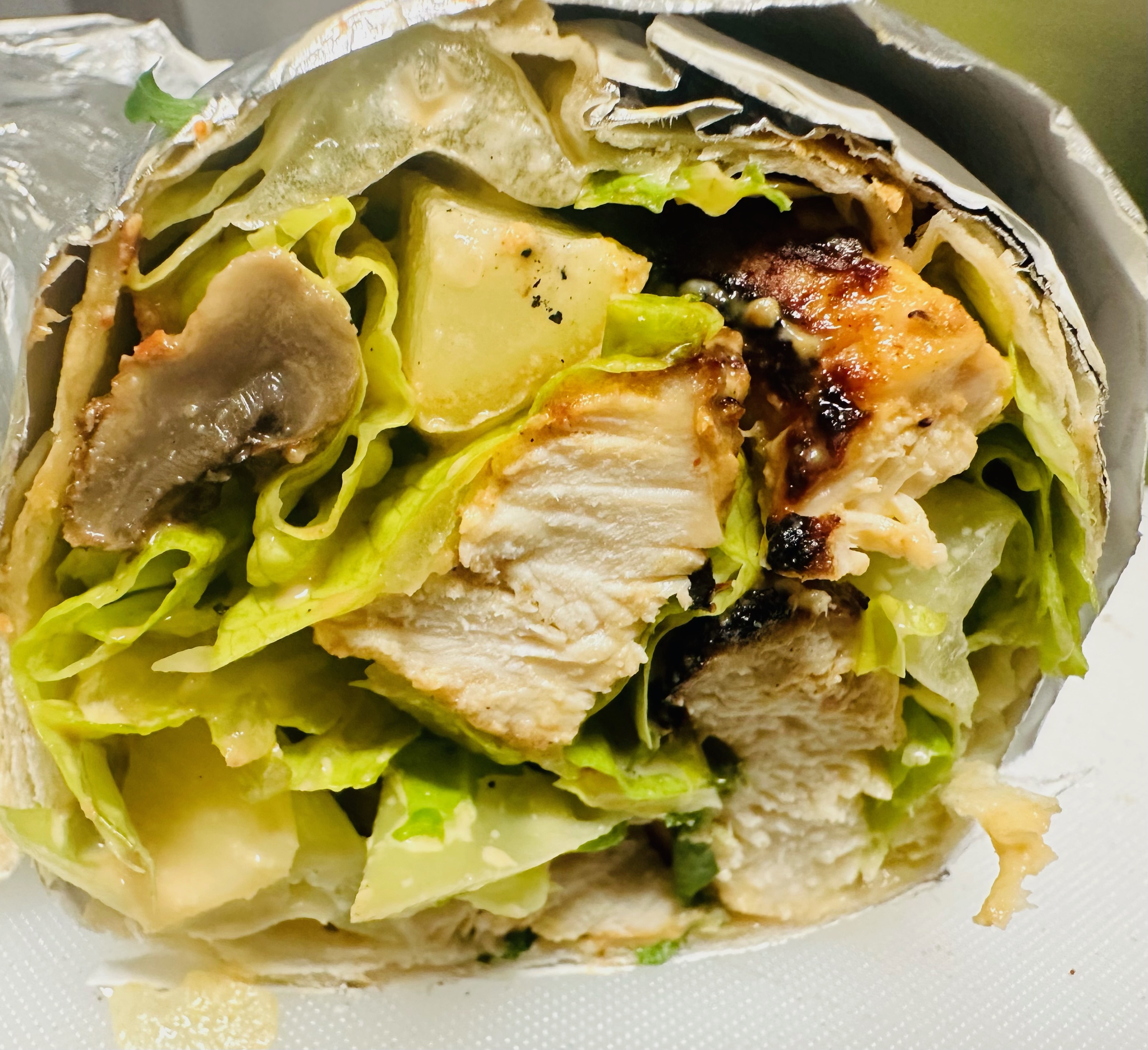 Chicken Caesar Wrap.